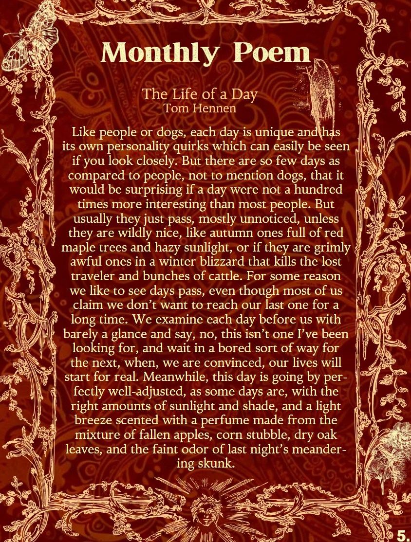 Poem page